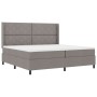 Cama Box Spring con colchón tela taupé 200x200 cm by , Beds and slatted bases - Ref: Foro24-3341732, Price: 725,27 €, Discoun...