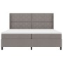 Cama Box Spring con colchón tela taupé 200x200 cm by , Beds and slatted bases - Ref: Foro24-3341732, Price: 725,27 €, Discoun...