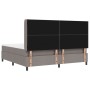 Cama Box Spring con colchón tela taupé 200x200 cm by , Beds and slatted bases - Ref: Foro24-3341732, Price: 725,27 €, Discoun...
