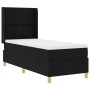 Cama Box Spring con Colchón Negro 80x200 cm Tela by , Beds and slatted bases - Ref: Foro24-3341863, Price: 319,55 €, Discount: %