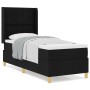 Cama Box Spring con Colchón Negro 80x200 cm Tela by , Beds and slatted bases - Ref: Foro24-3341863, Price: 319,55 €, Discount: %