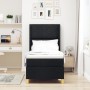 Cama Box Spring con Colchón Negro 80x200 cm Tela by , Beds and slatted bases - Ref: Foro24-3341863, Price: 319,55 €, Discount: %