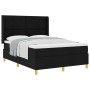 Cama Box Spring con colchón Negro 140x200 cm Tela by , Beds and slatted bases - Ref: Foro24-3341898, Price: 537,45 €, Discoun...