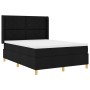 Cama Box Spring con colchón Negro 140x200 cm Tela by , Beds and slatted bases - Ref: Foro24-3341898, Price: 537,45 €, Discoun...