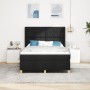Cama Box Spring con colchón Negro 140x200 cm Tela by , Beds and slatted bases - Ref: Foro24-3341898, Price: 537,45 €, Discoun...