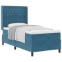 Cama con somier y colchón  Azul Oscuro 100x200 cm Aterciopelado | Foro24.es | Tu tienda online para hogar, jardín y más Foro24.es
