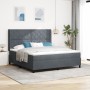 Cama con Colchón Box Spring Gris Oscuro 180x200 cm Terciopelo | Foro24.es | Tu tienda online para hogar, jardín y más Foro24.es