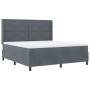 Cama con Colchón Box Spring Gris Oscuro 180x200 cm Terciopelo | Foro24.es | Tu tienda online para hogar, jardín y más Foro24.es