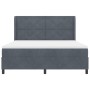 Cama con Colchón Box Spring Gris Oscuro 180x200 cm Terciopelo | Foro24.es | Tu tienda online para hogar, jardín y más Foro24.es