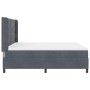 Cama con Colchón Box Spring Gris Oscuro 180x200 cm Terciopelo de , Camas y somieres - Ref: Foro24-3342075, Precio: 614,73 €