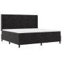 Cama Box Spring  con colchón Negro 200x200 cm Terciopelo | Foro24.es | Tu tienda online para hogar, jardín y más Foro24.es