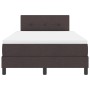 Cama Box Spring con Colchón & LED Marrón Oscuro 120x190 cm Tela by , Beds and slatted bases - Ref: Foro24-3342194, Price: 386...