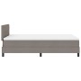 Cama con somier con colchón y LED taupe 120x190 cm tela by , Beds and slatted bases - Ref: Foro24-3342195, Price: 380,25 €, D...