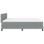 Cama con Somier con Colchón y LED Gris Claro 180x200 cm Tela | Foro24.es | Tu tienda online para hogar, jardín y más Foro24.es