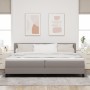Cama Box Spring con Colchón y Luz LED Taupe 200x200 cm Tela by , Beds and slatted bases - Ref: Foro24-3342314, Price: 640,04 ...