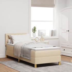 Comprar Cama con Base con Colchón y LED Crema