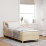 Cama con Base con Colchón y LED Crema 80x200 cm Tela | Foro24.es | Tu tienda online para hogar, jardín y más Foro24.es
