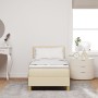 Cama con Base con Colchón y LED Crema 80x200 cm Tela | Foro24.es | Tu tienda online para hogar, jardín y más Foro24.es