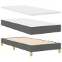 Cama Box Spring con Colchón y LED Gris Oscuro 90x200 cm Tela | Foro24.es | Tu tienda online para hogar, jardín y más Foro24.es