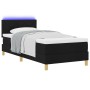 Cama con Base con Colchón y LED Negro 100x200 cm Tela | Foro24.es | Tu tienda online para hogar, jardín y más Foro24.es
