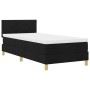 Cama con Base con Colchón y LED Negro 100x200 cm Tela | Foro24.es | Tu tienda online para hogar, jardín y más Foro24.es