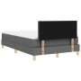 Box Spring con Colchón y LED Gris Oscuro 120x200 cm Tela by , Beds and slatted bases - Ref: Foro24-3342507, Price: 391,71 €, ...