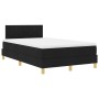 Cama con Base y Colchón & LED Negra 120x200 cm Tela by , Beds and slatted bases - Ref: Foro24-3342508, Price: 393,93 €, Disco...