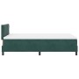 Cama con somier y colchón con LED verde oscuro 120x200 cm terciopelo by , Beds and slatted bases - Ref: Foro24-3342713, Price...