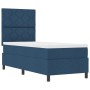 Cama con Resortes y Colchón y LED Azul 80x200 cm Tela by , Beds and slatted bases - Ref: Foro24-3342906, Price: 359,03 €, Dis...