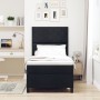 Cama con base de muelles con colchón & LED negra 90x190 cm de tela by , Beds and slatted bases - Ref: Foro24-3342909, Price: ...