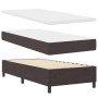 Cama con base con colchón & LED marrón oscuro 90x190 cm tela | Foro24.es | Tu tienda online para hogar, jardín y más Foro24.es