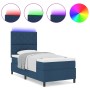 Cama con Base de Resorte con Colchón y LED Azul 90x190 cm Tela | Foro24.es | Tu tienda online para hogar, jardín y más Foro24.es