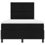 Cama con muelles ensacados con colchón & luz LED negra 120x200 cm tela by , Beds and slatted bases - Ref: Foro24-3342937, Pri...