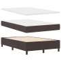 Cama con somier y colchón & LED marrón oscuro 120x200 cm tela | Foro24.es | Tu tienda online para hogar, jardín y más Foro24.es
