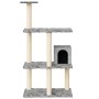 Cat scratching post with light gray sisal posts 119 cm by vidaXL, Cat furniture - Ref: Foro24-171519, Price: 44,09 €, Discoun...