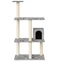 Katzenkratzbaum mit hellgrauen Sisalstämmen 119 cm von vidaXL, Katzenmöbel - Ref: Foro24-171519, Preis: 42,01 €, Rabatt: %