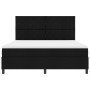 Cama con base en caja con colchón y LED negra 180x200 cm tela by , Beds and slatted bases - Ref: Foro24-3342965, Price: 648,0...