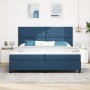 Cama Individual con Colchón y Luz LED Azul 200x200 cm Tela by , Beds and slatted bases - Ref: Foro24-3342976, Price: 703,34 €...