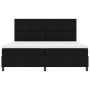 Cama con Somier con Colchón y LED Negra 200x200 cm Tela von , Betten und Lattenroste - Ref: Foro24-3342972, Preis: 678,71 €, ...