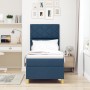 Cama con somier, colchón y LED azul 80x200 cm de tela | Foro24.es | Tu tienda online para hogar, jardín y más Foro24.es