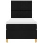 Cama con somier negra con colchón y LED 90x200 cm tela by , Beds and slatted bases - Ref: Foro24-3343147, Price: 322,14 €, Di...