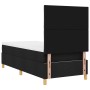 Cama con somier negra con colchón y LED 90x200 cm tela by , Beds and slatted bases - Ref: Foro24-3343147, Price: 322,14 €, Di...