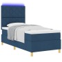 Cama con Somier y Colchón LED Azul 100x200 cm Tela | Foro24.es | Tu tienda online para hogar, jardín y más Foro24.es