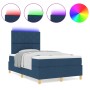 Cama Box Spring con Colchón y LED Azul 120x190 cm Tela | Foro24.es | Tu tienda online para hogar, jardín y más Foro24.es
