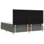 Cama con Base y Colchón & LED Gris Oscuro 200x200 cm de Tela by , Beds and slatted bases - Ref: Foro24-3343202, Price: 662,28...