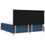 Cama con somier con colchón y LED azul 200x200 cm tela von , Betten und Lattenroste - Ref: Foro24-3343207, Preis: 675,83 €, R...