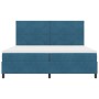 Cama Box Spring  con colchón y LED Azul Oscuro 200x200 cm de Terciopelo | Foro24.es | Tu tienda online para hogar, jardín y más Foro24.es