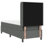 Cama Box Spring con colchón y LED Gris Oscuro 90x190 cm Tela by , Beds and slatted bases - Ref: Foro24-3343540, Price: 354,76...