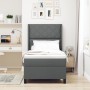 Cama con somier y colchón  con LED Gris Oscuro 90x200 cm Tela | Foro24.es | Tu tienda online para hogar, jardín y más Foro24.es