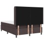 Cama Box Spring con colchón y LED Marrón Oscuro 140x200 cm Tela by , Beds and slatted bases - Ref: Foro24-3343570, Price: 525...